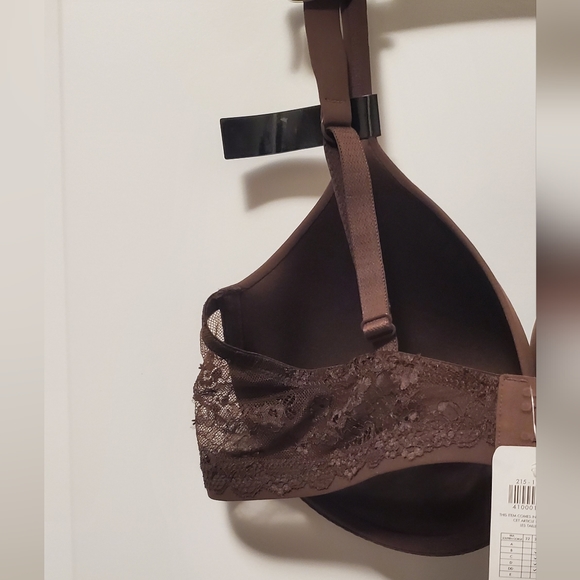 2/$36 👙 38c dark brown so free bra with lace wing - Picture 4 of 9